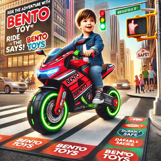 Battery Operated Electric Bike for Kids Ride on - With Bluetooth Recharable Toy Kids Bike
