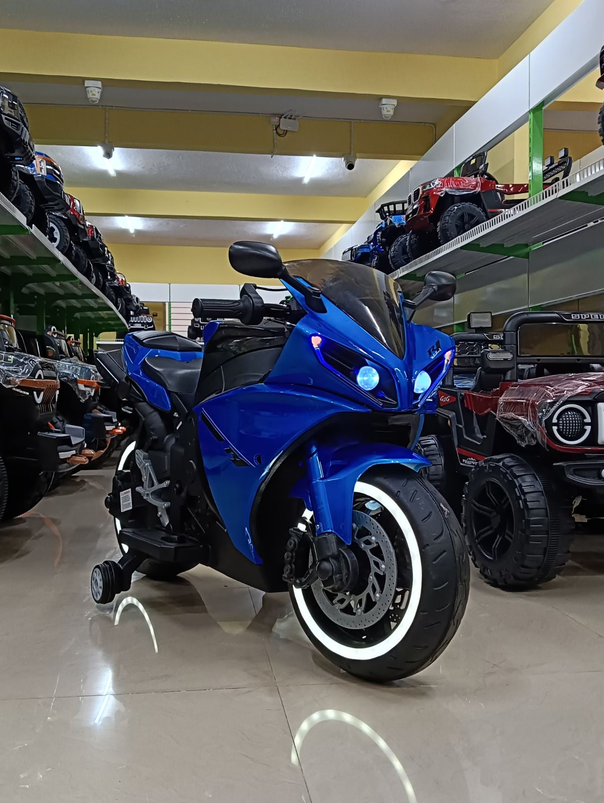 Battery Operated Electric Bike for Kids Ride on - With Bluetooth Recharable Toy Kids Bike